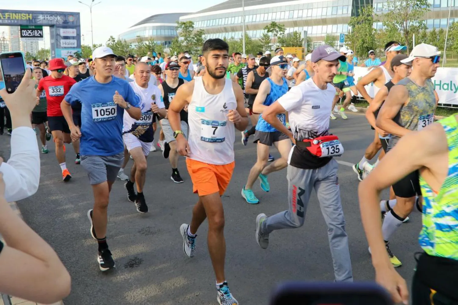 Astana Half Marathon: какие улицы перекроют в столице на время забега