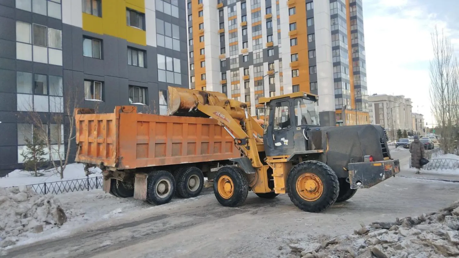 На полигоны вывезено порядка 4,4 млн кубометров снега