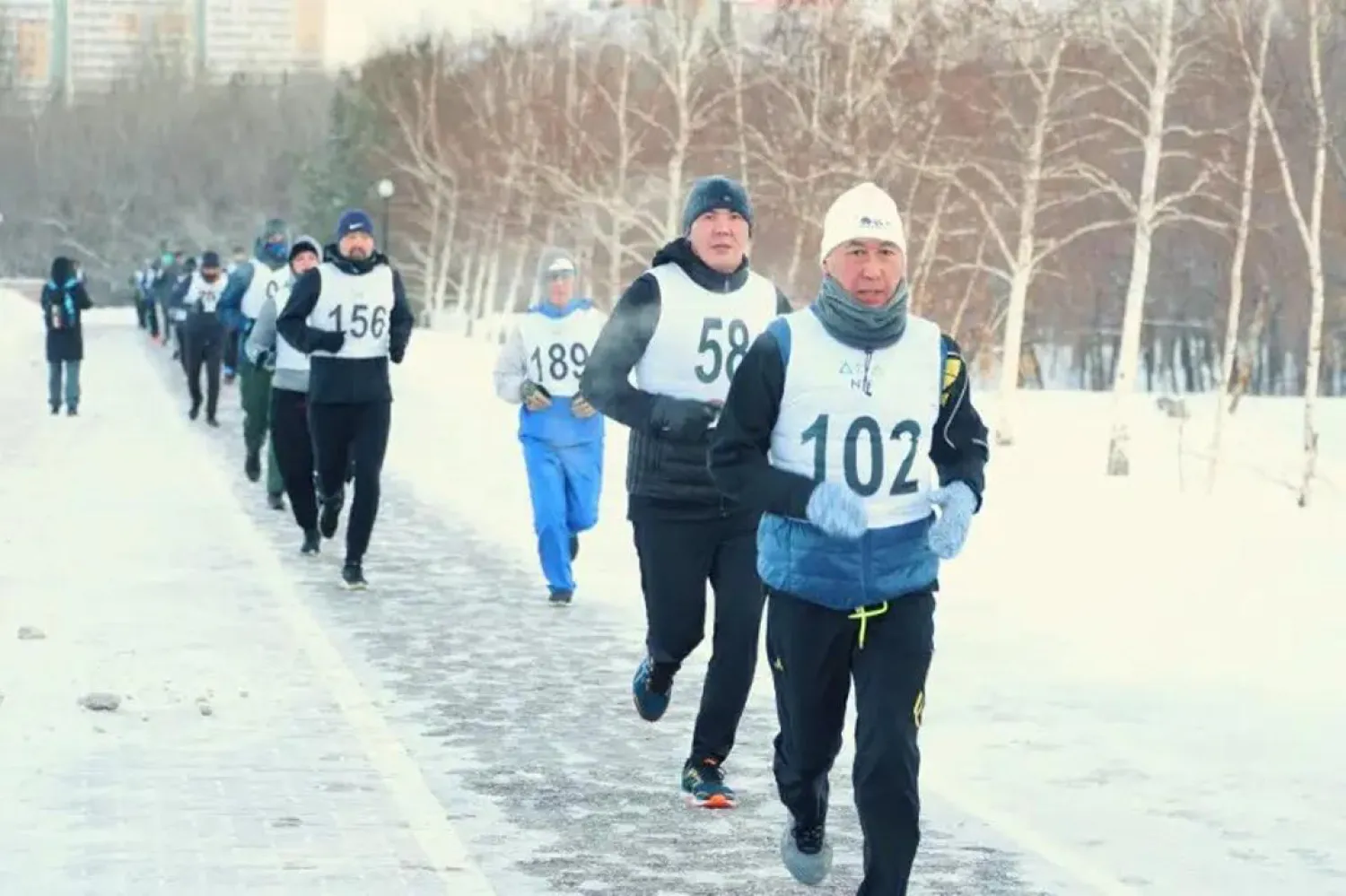 Новогодний забег пройдет в Астане 31 декабря