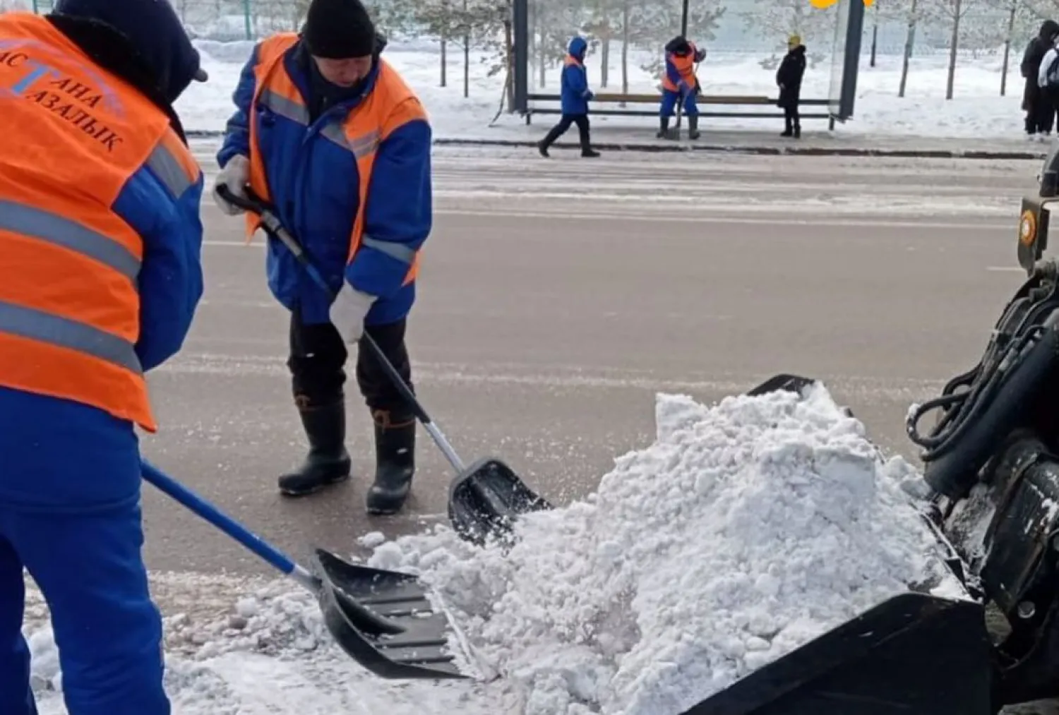 В Астане ведется подготовка к зимнему периоду