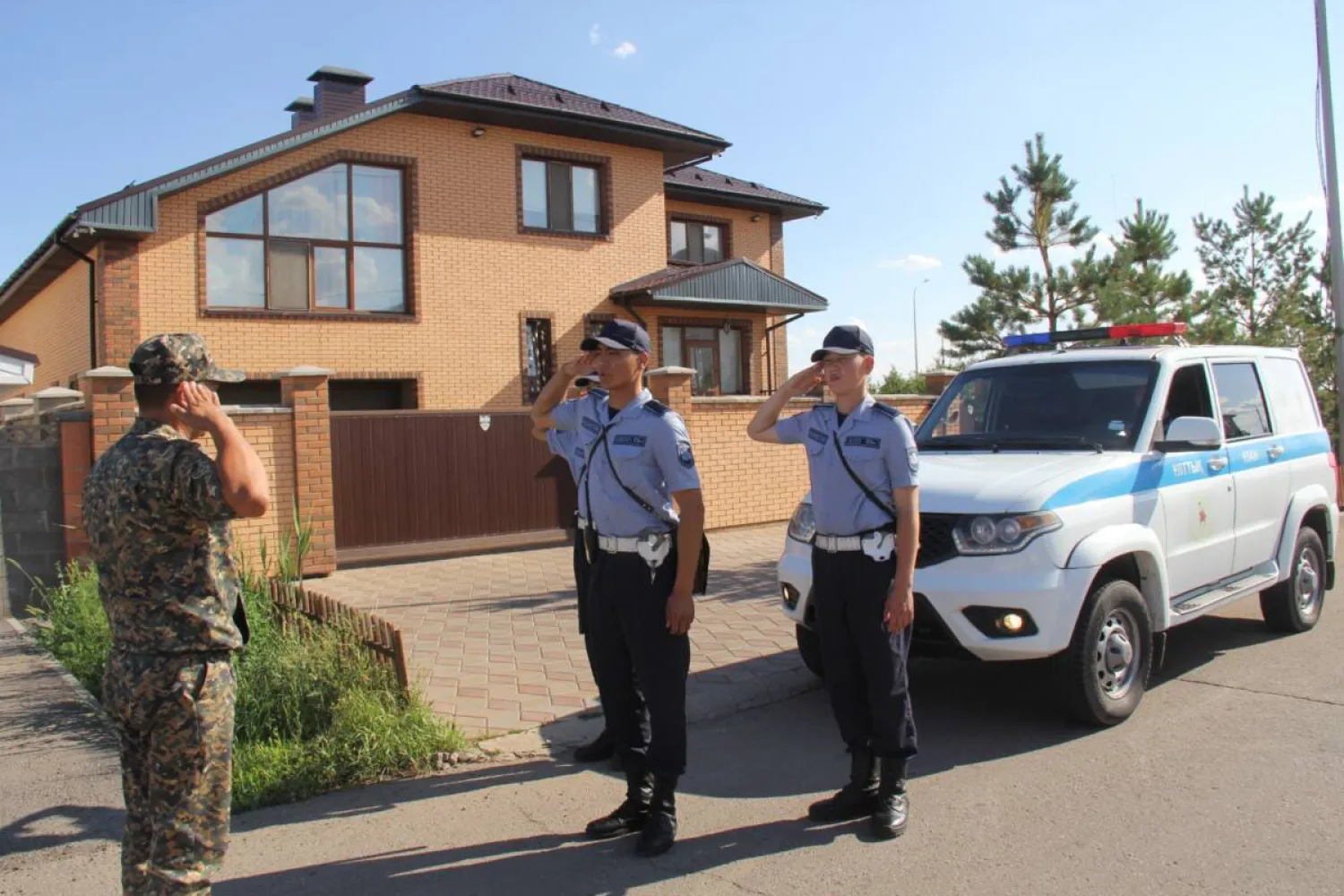 На боевую службу в столице заступили солдаты Национальной гвардии