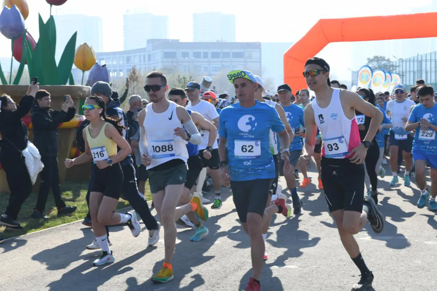 В Астане проходит благотворительный забег «Run for autism» (ФОТО)