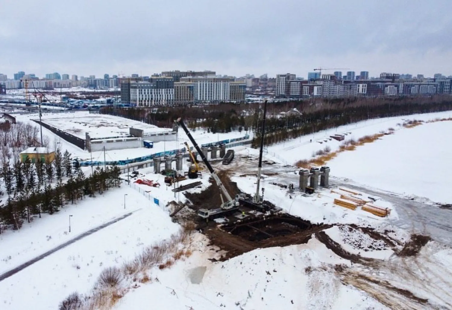 Новый автомобильный мост в столице откроется в 2023 году