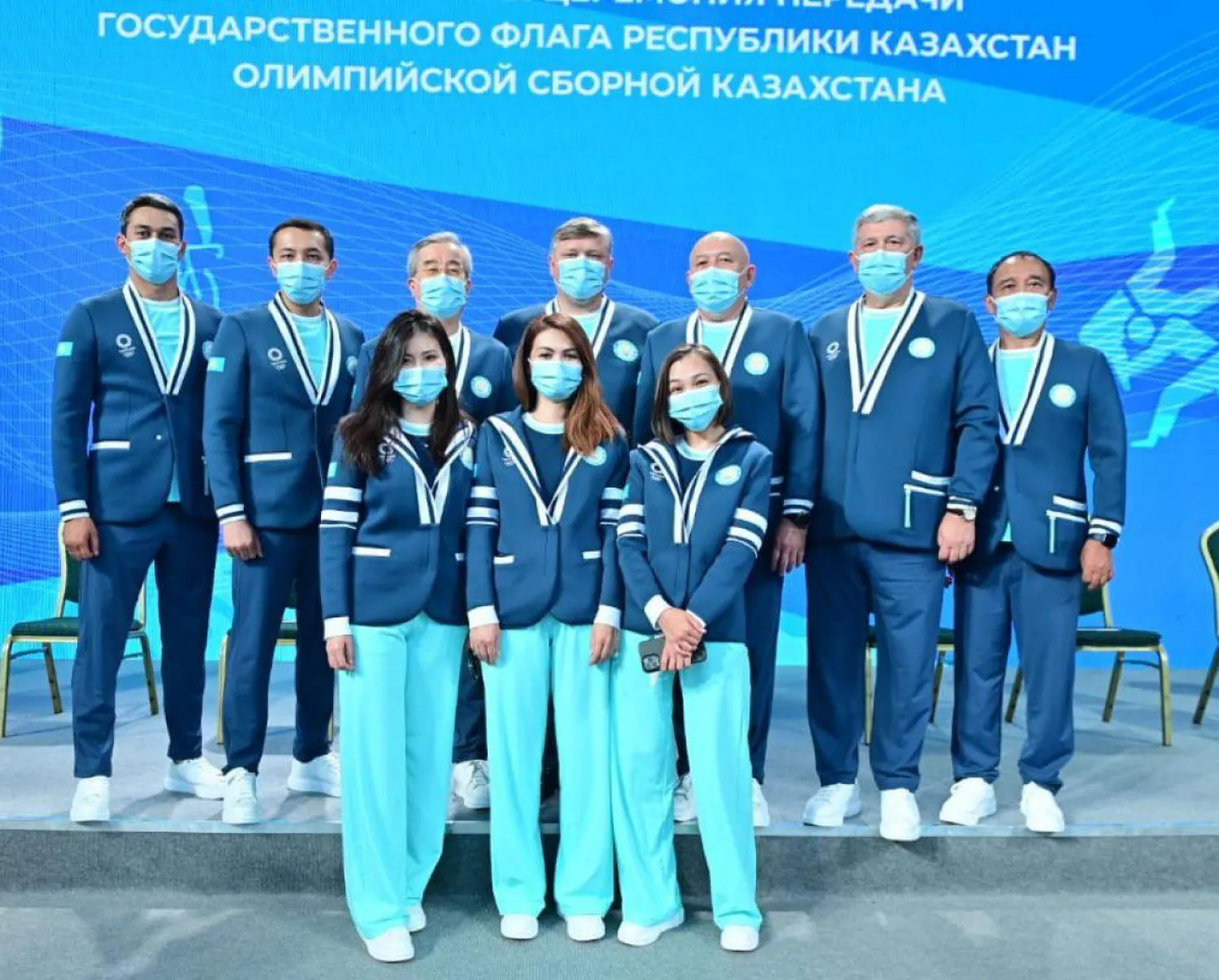 Казахстанские олимпийцы на тренировках в Токио