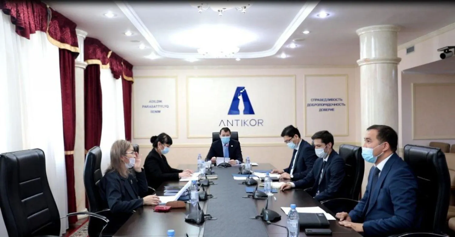 Онлайн-встречу провели главы антикоррупционных агентств Казахстана и Узбекистана