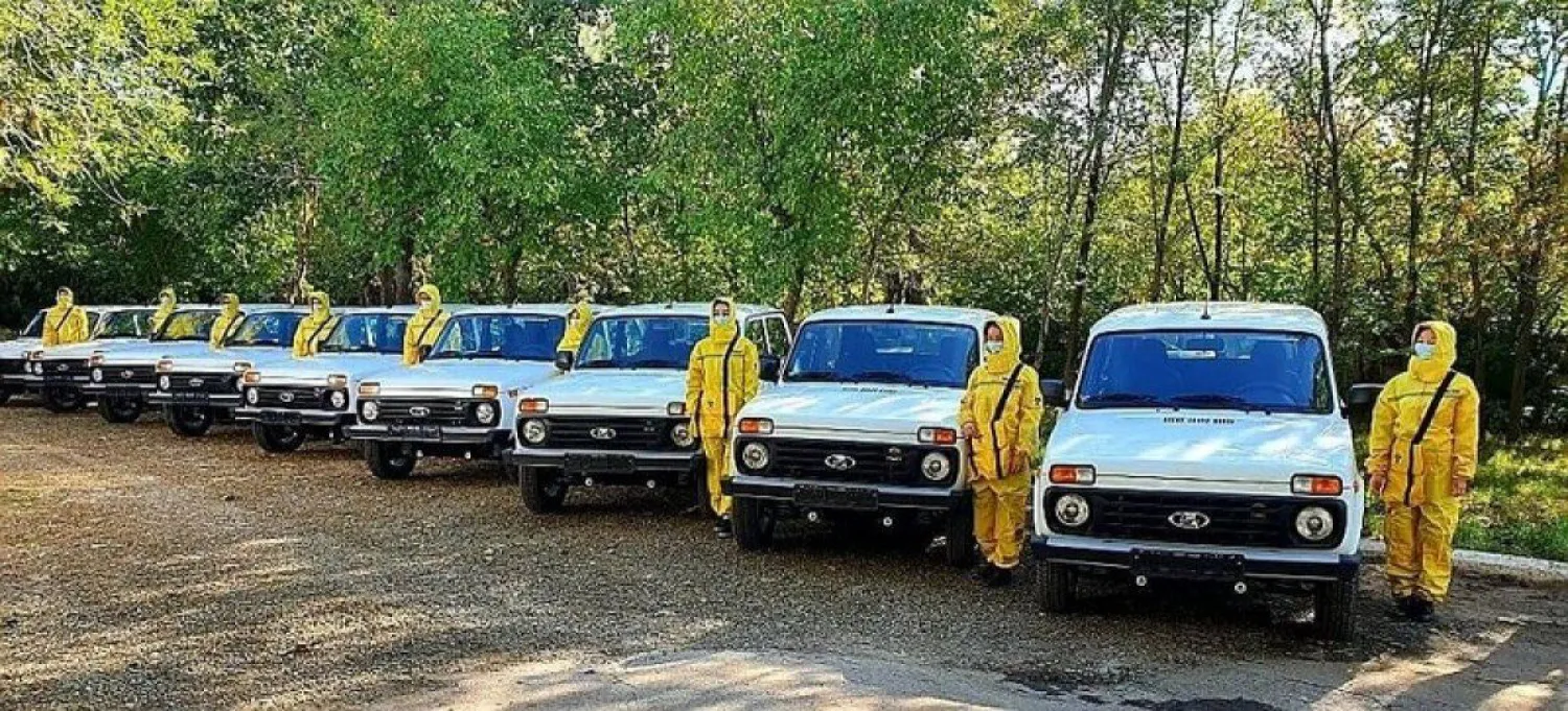 Автопарк спецтранспорта санитарно-эпидемиологической службы Казахстана пополнился новыми машинами