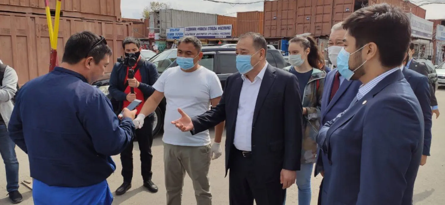 Вице-премьер проверил соблюдение санитарных требований на столичных объектах