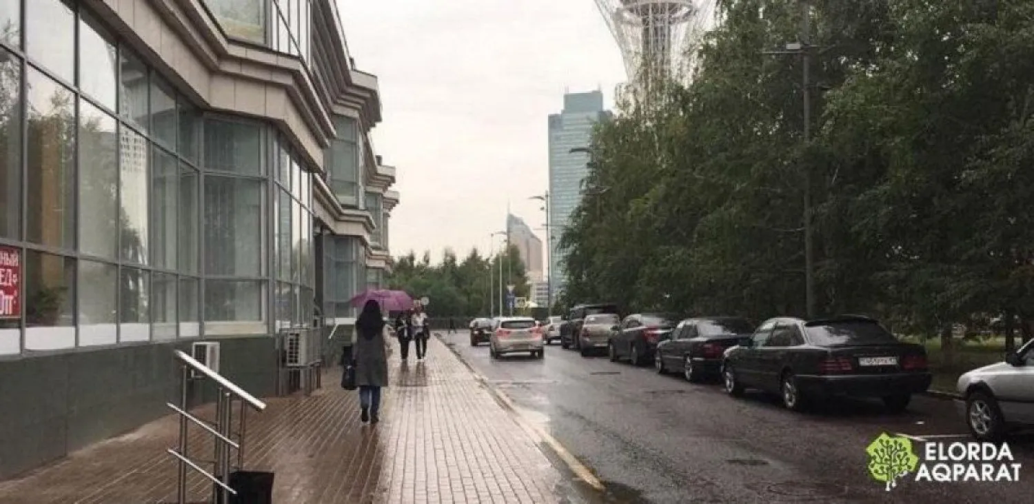 За ночь в Нур-Султане выпало больше половины месячной нормы осадков