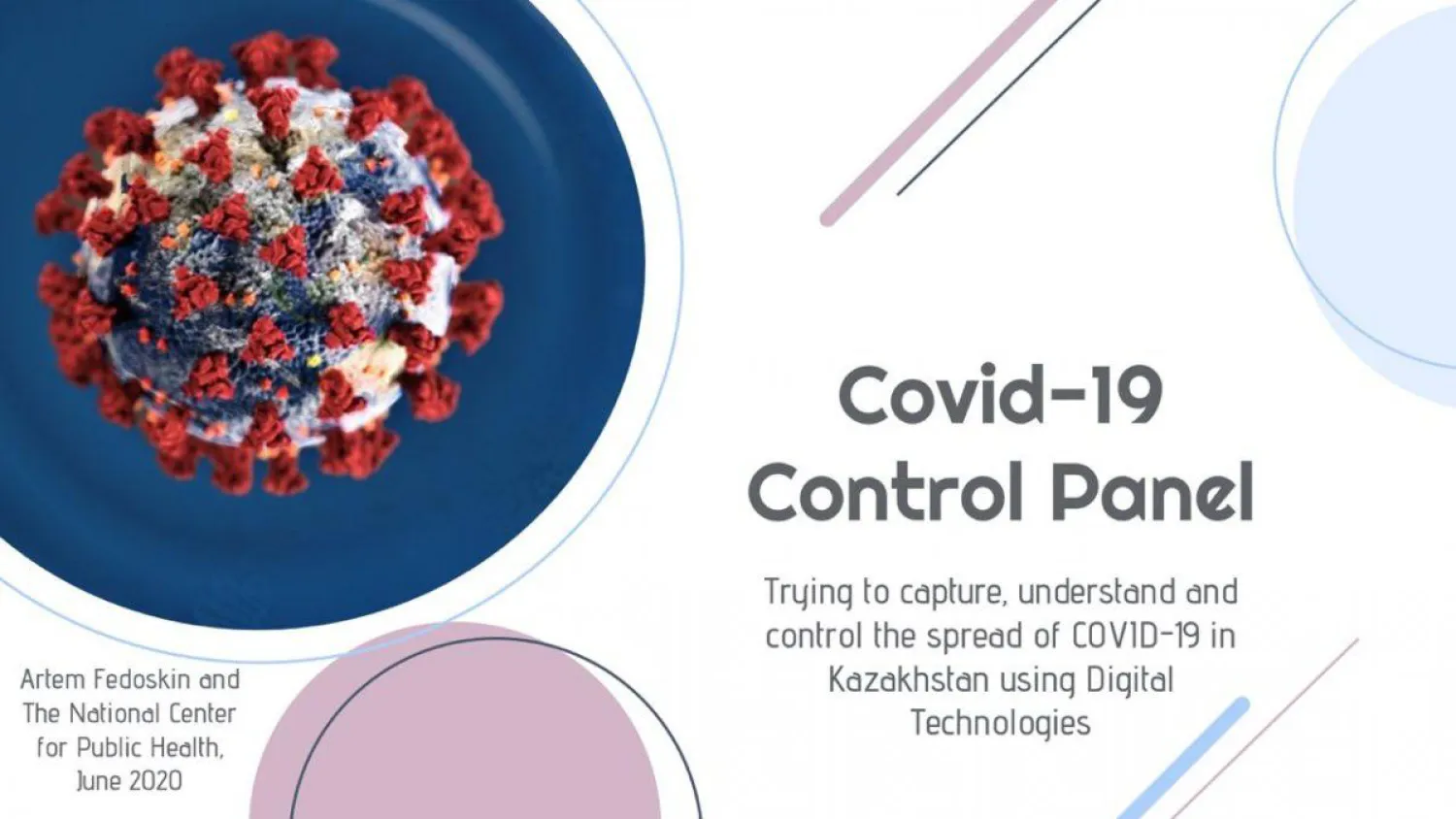 Веб-приложение по контролю за COVID-19 запущено в НЦОЗ