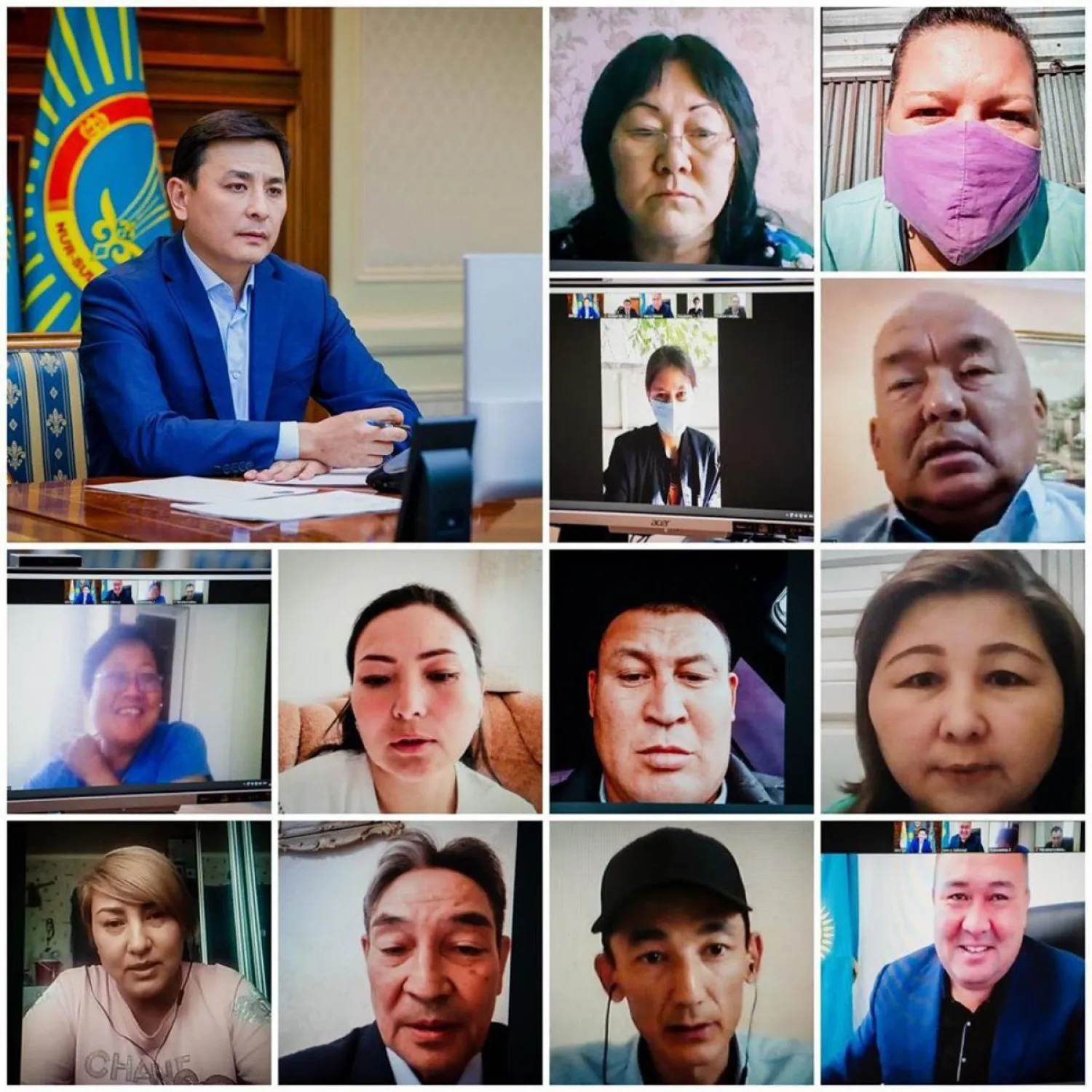Алтай Кульгинов провел онлайн-прием граждан
