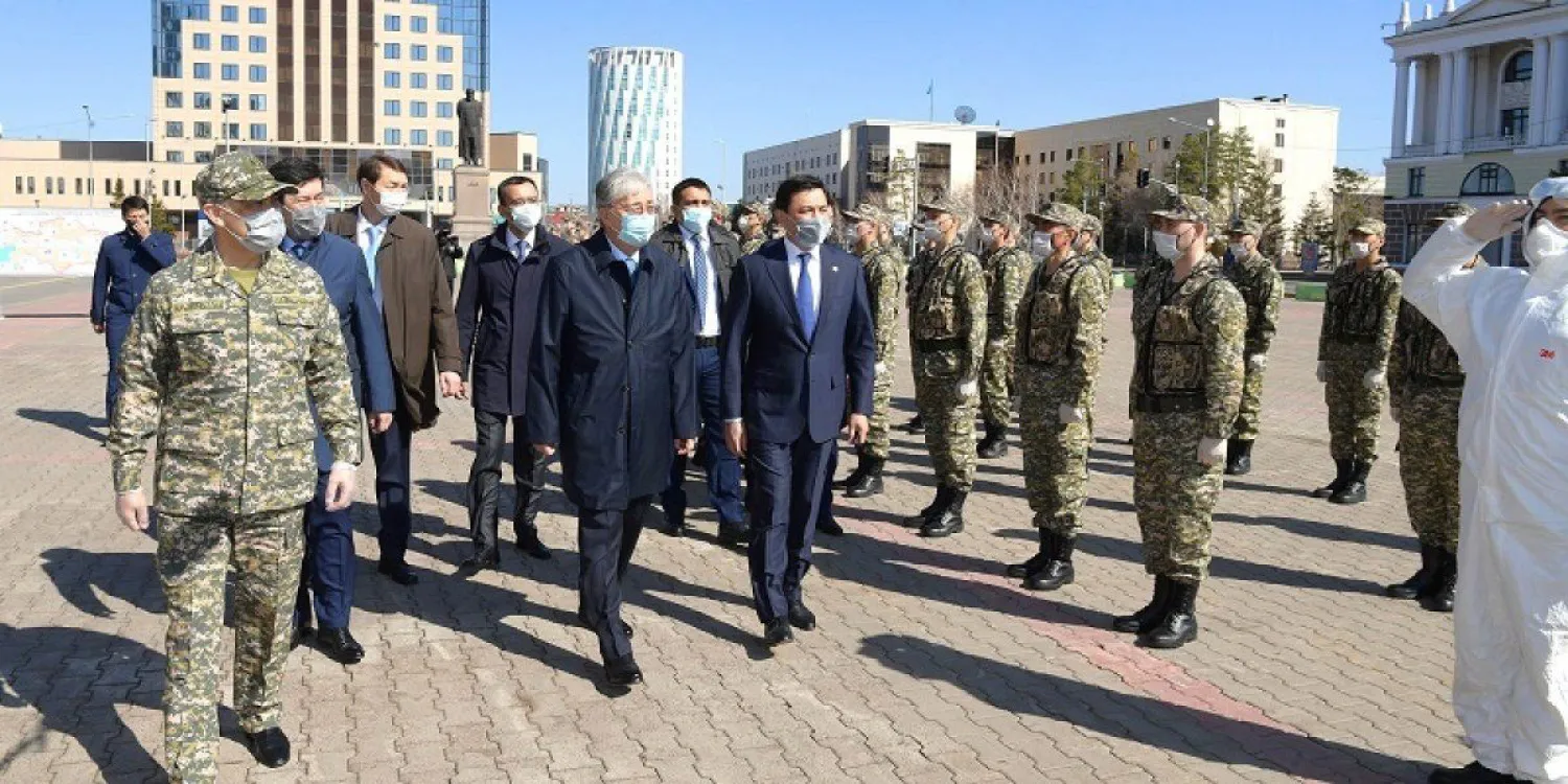 Президент встретился с военнослужащими бригады территориальной обороны столицы