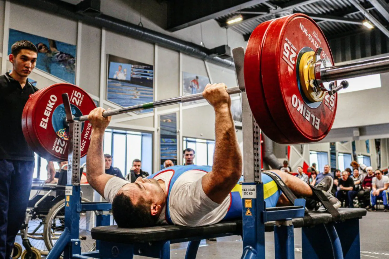 4 казахстанских спортсмена обновили свои рекорды на Чемпионате по парапауэрлифтингу
