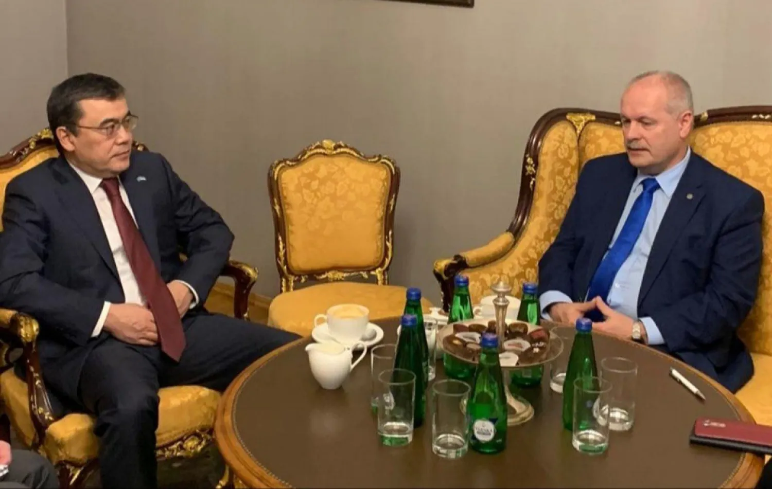 Посол Казахстана встретился со спикером Парламента Эстонии