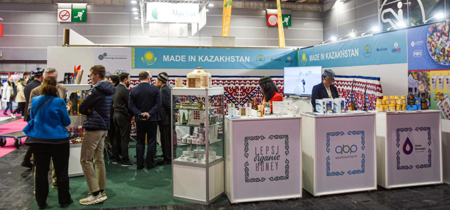 Стенд «Made in Kazakhstan» представлен на международной выставке во Франции