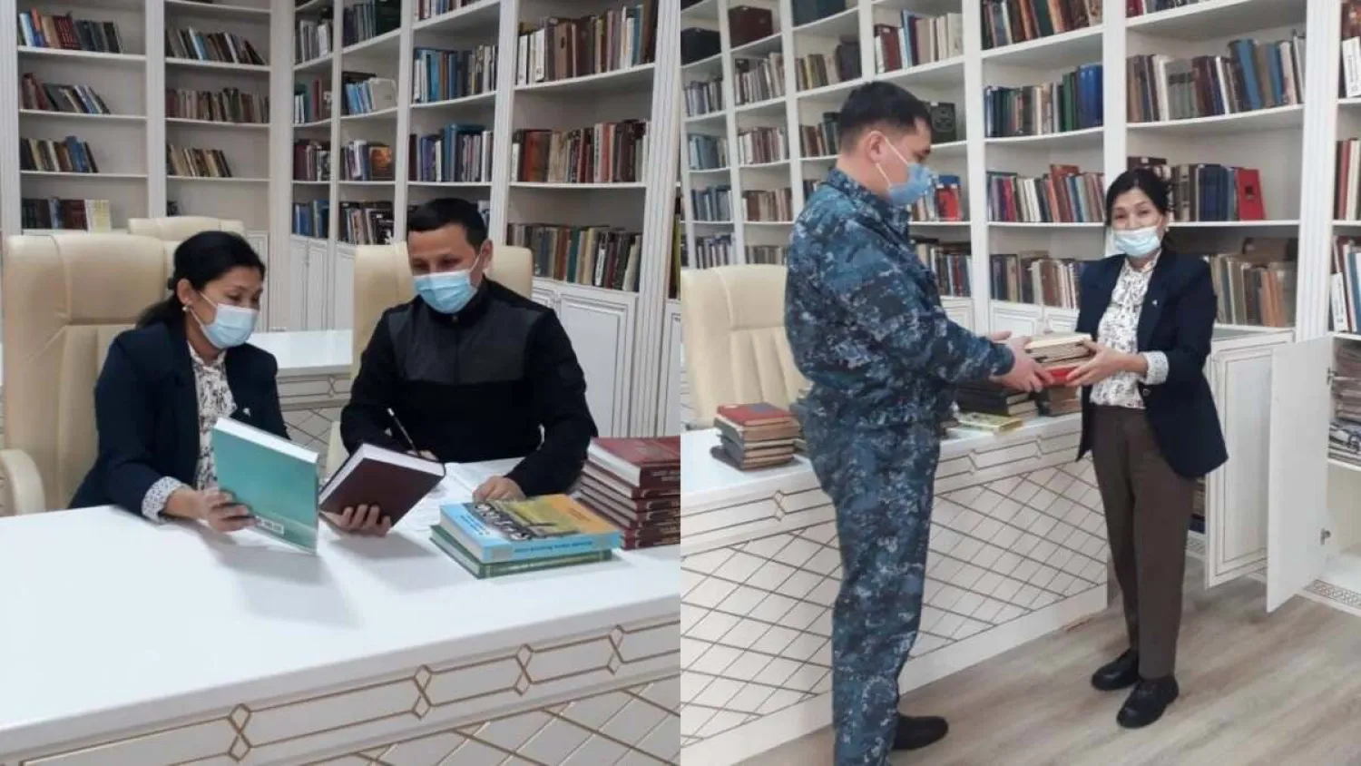 500 книг передали в библиотечный фонд колонии Нур-Султана