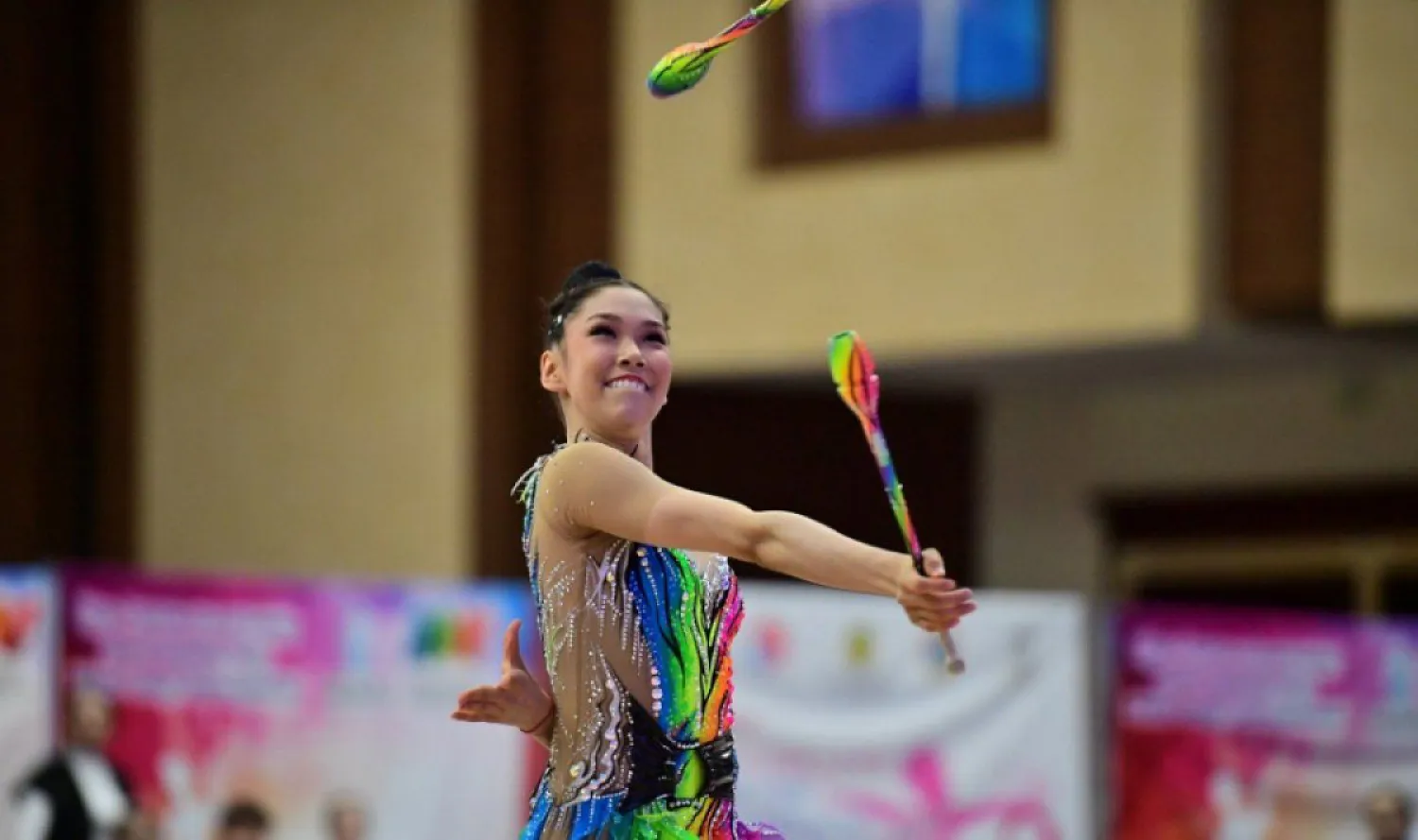 Эльжана Таниева стала чемпионкой Азии по художественной гимнастике