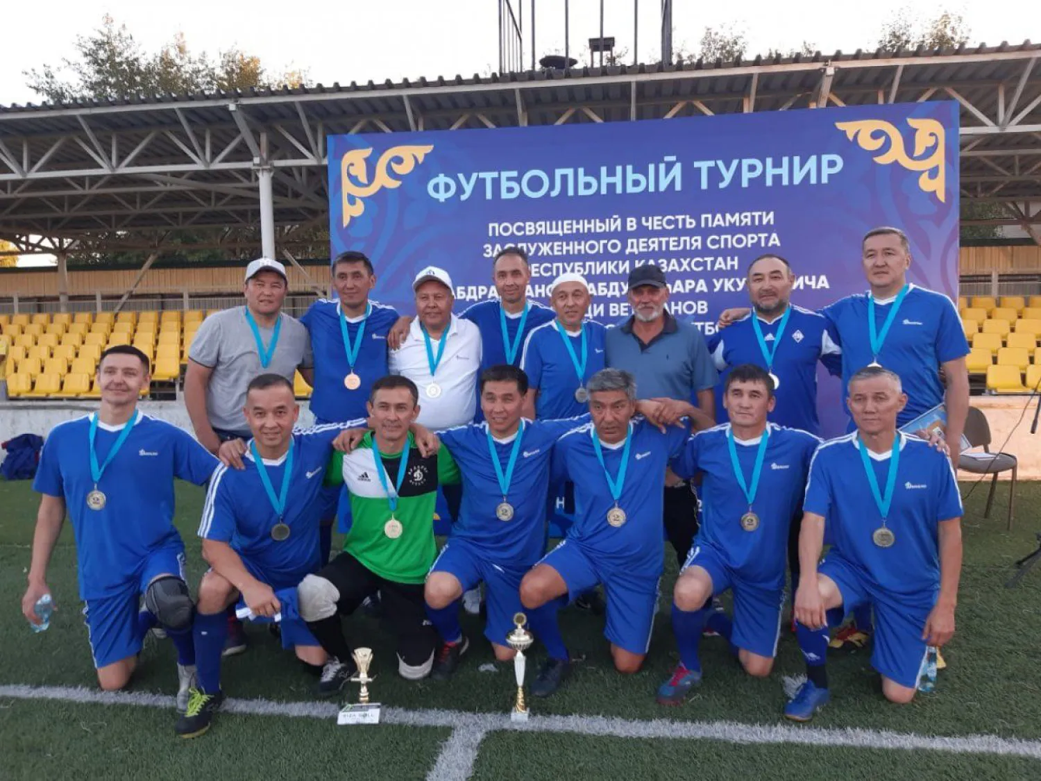 Благотворительный турнир по футболу среди ветеранов прошел в Нур-Султане