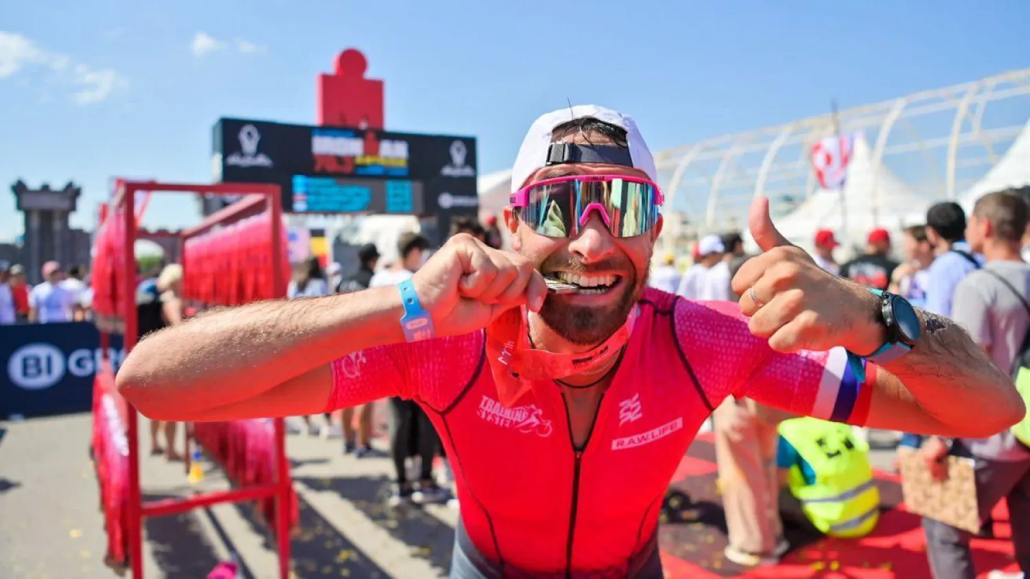 «Половинку» железной дистанции BI GROUP IRONMAN 70.3 ASTANA преодолели триатлеты в Нур-Султане