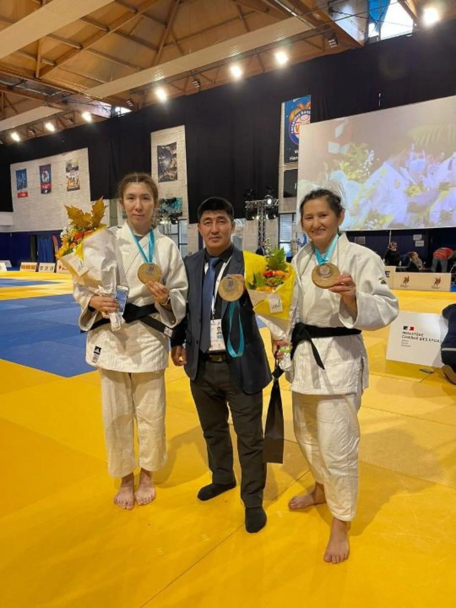 Казахстанские сурдо-дзюдоистки вошли в тройку лучших на чемпионате мира во Франции