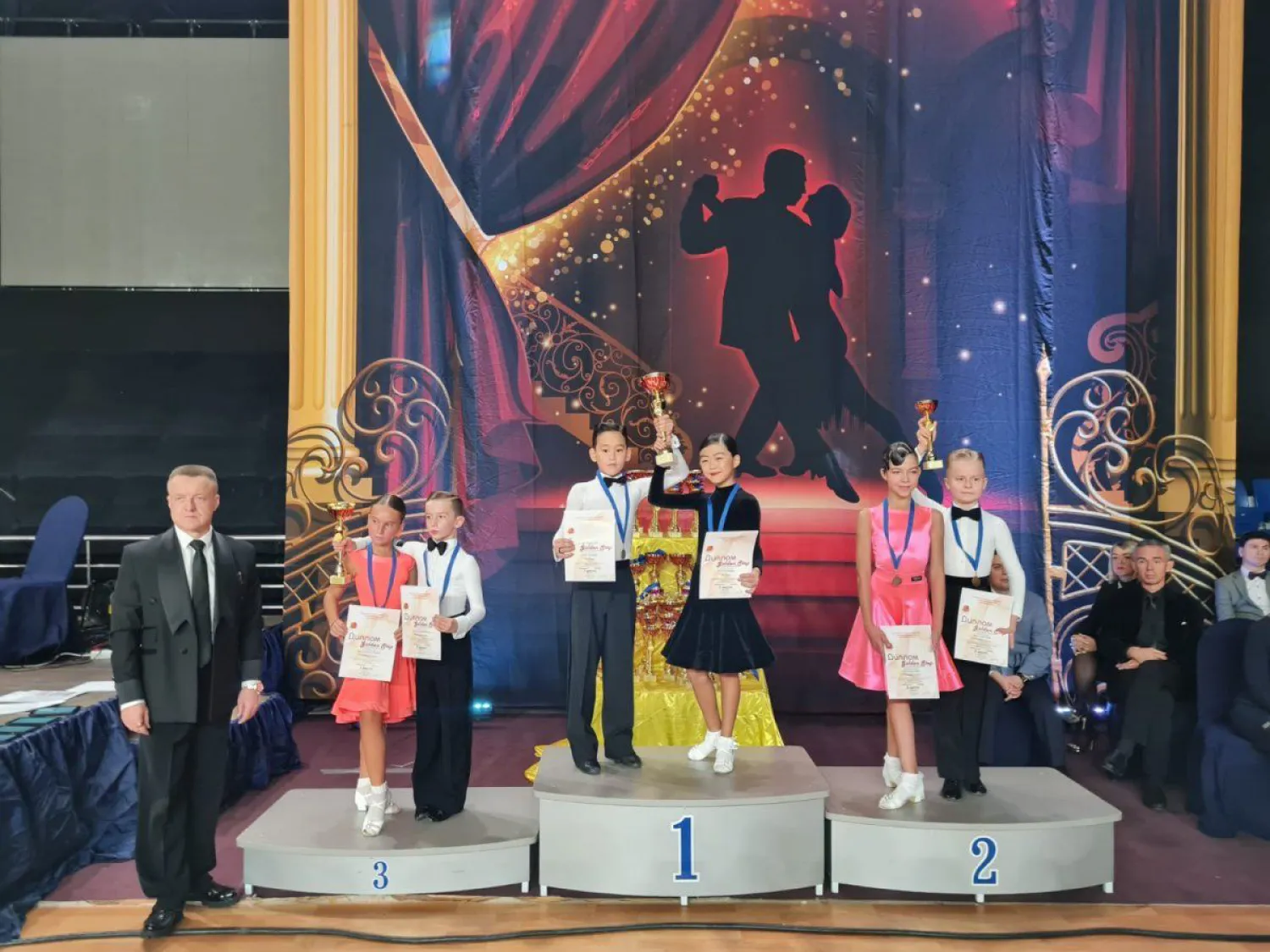 Юные танцоры из Казахстана победили на турнире Golden Step Cup в Москве