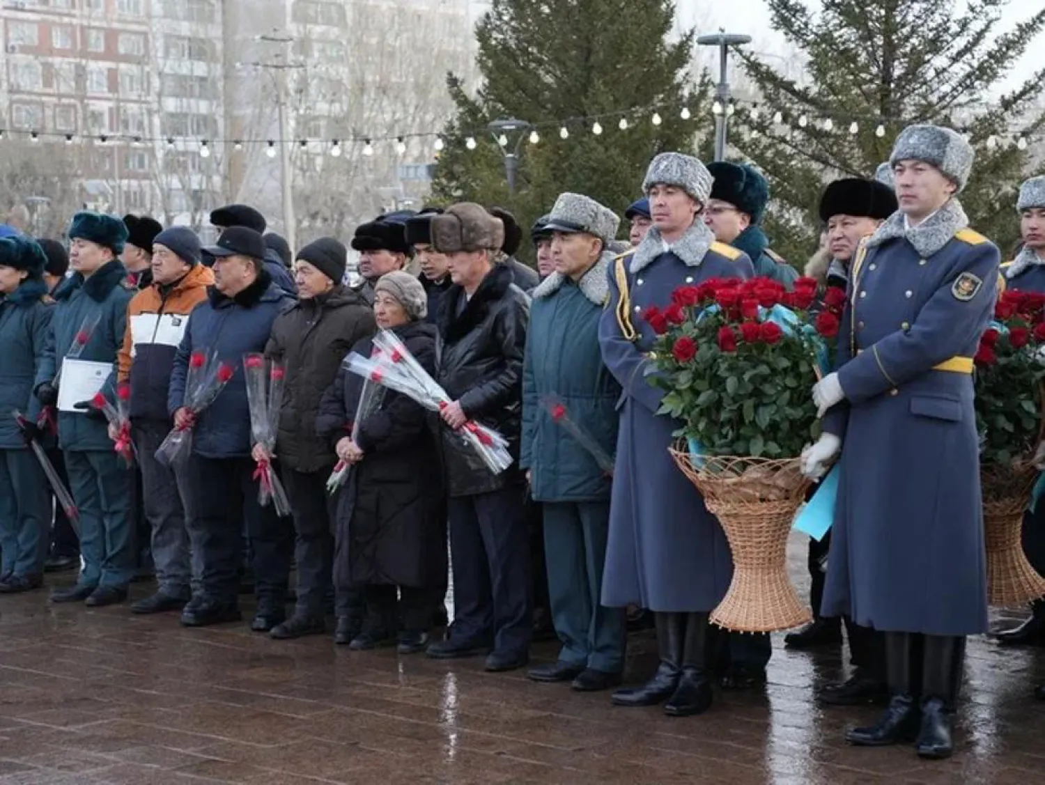 В Астане возложили цветы воинам-интернационалистам, погибшим в Афганистане