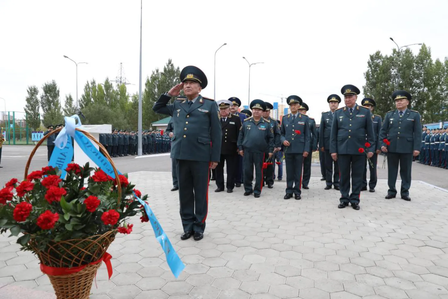 В столичном военном колледже почтили память Сагадата Нурмагамбетова