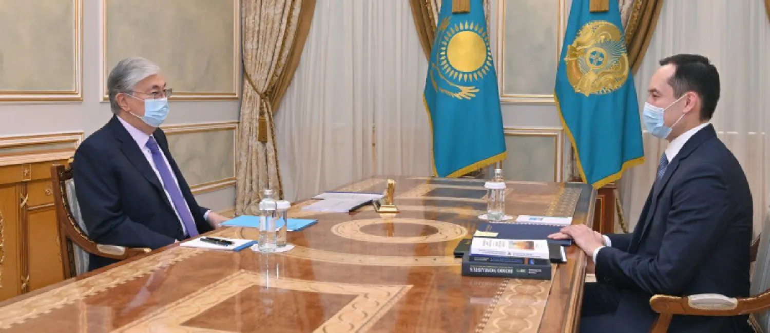 Президент принял председателя Верховного суда Жакипа Асанова
