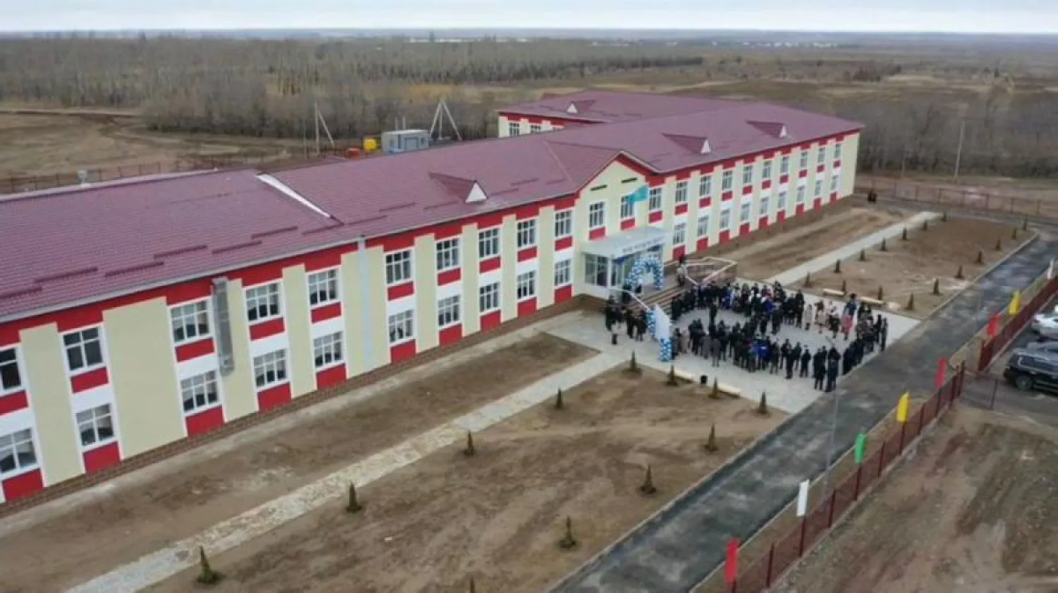 Новую школу в Жамбылской области построили за 4 месяца