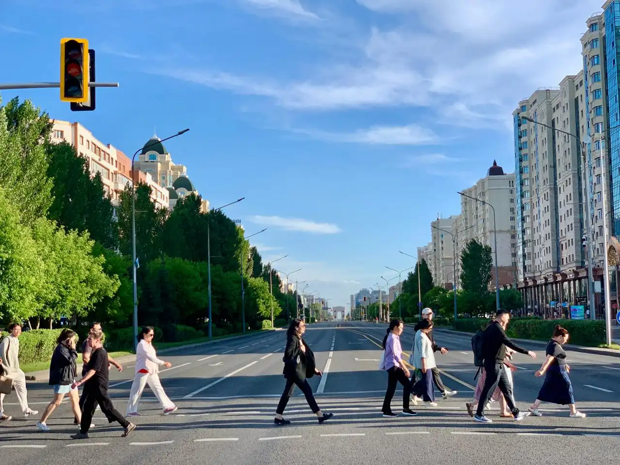 Оживленные перекрестки в столице закрыты на ремонт