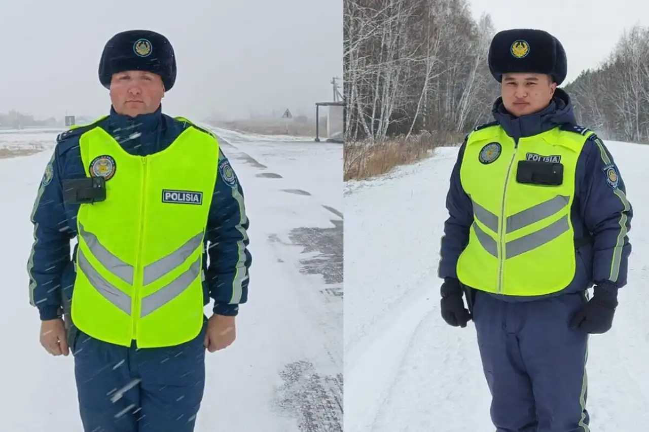 Полицейские успели спасти жизнь парню на трассе «Астана-Петропавловск»