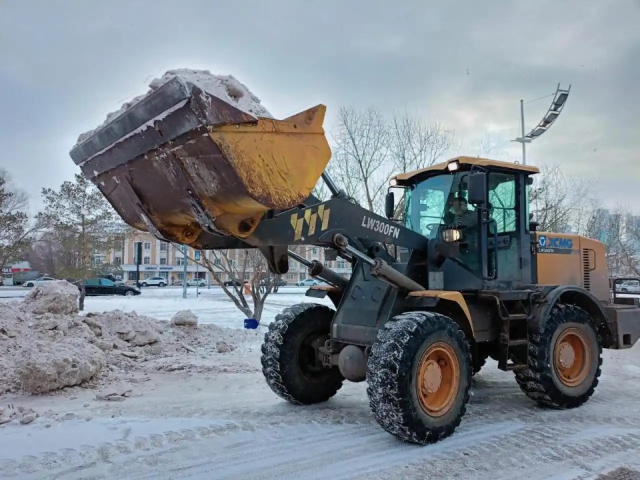 800 тысяч кубометров снега вывезено из столицы