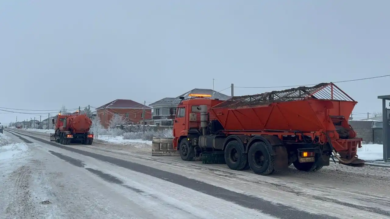 С начала зимы из Астаны вывезено более 2,3 млн кубометров снега