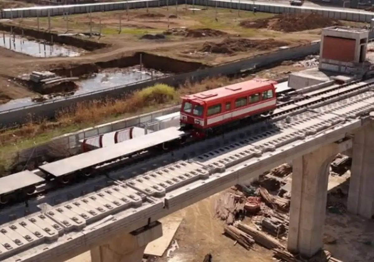 Проложено 25% рельсовых путей LRT в Астане