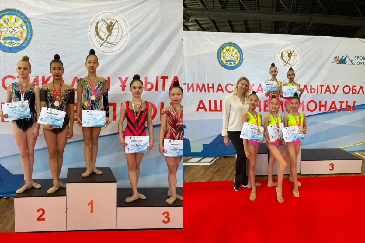 Столичные гимнастки завоевали медали на чемпионате в Улытау