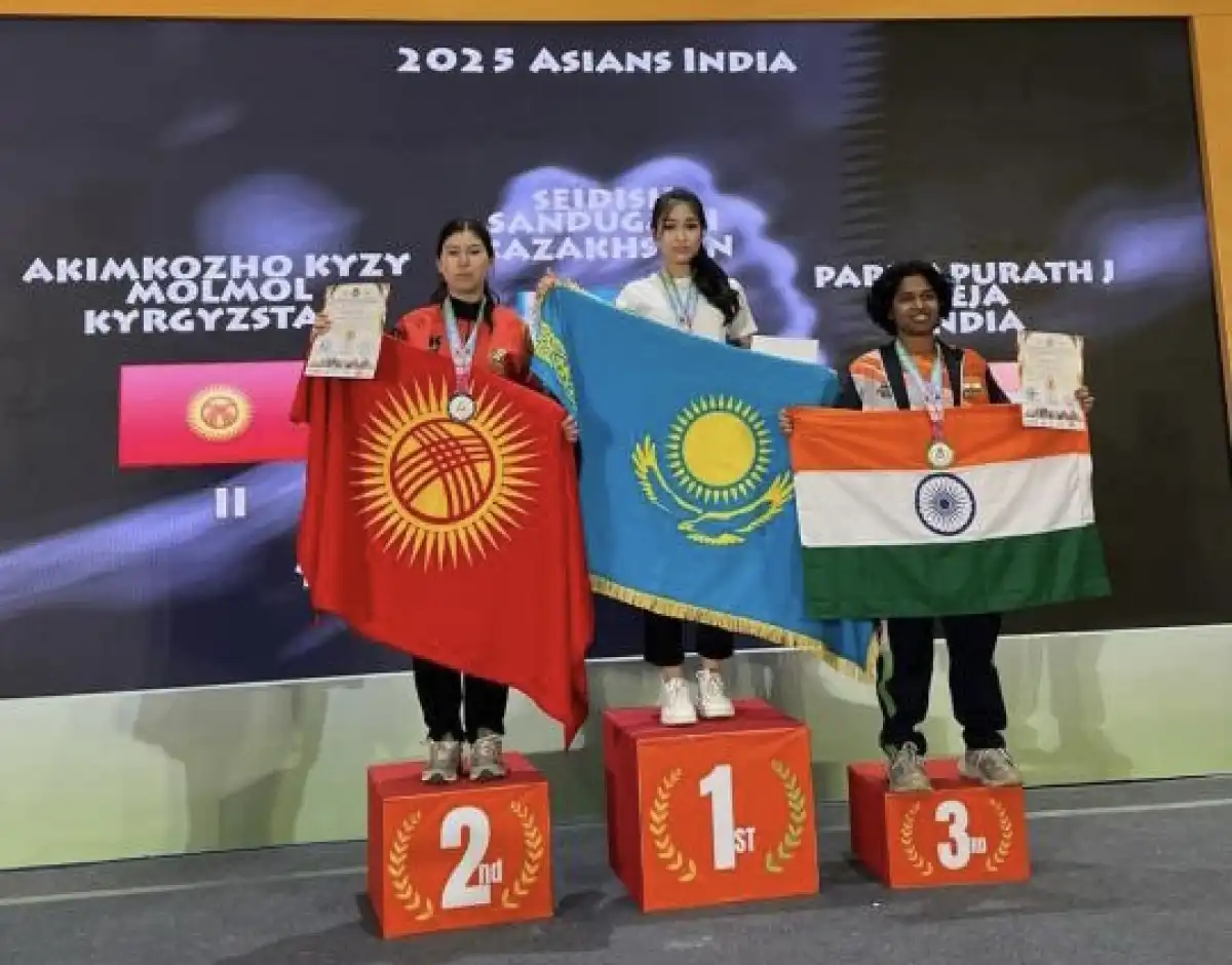 Армейская спортсменка победила на чемпионате Азии по армрестлингу в Индии