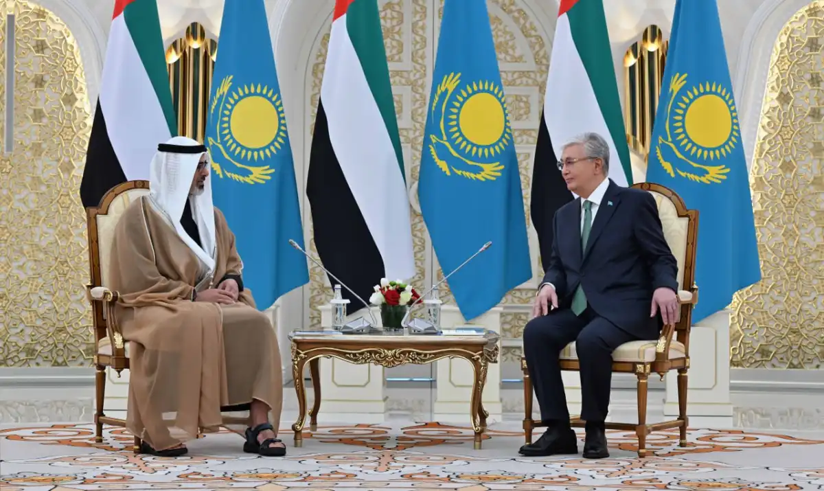 Президент провел переговоры с шейхом Халедом бен Мухаммедом бен Заидом Аль Нахаяном
