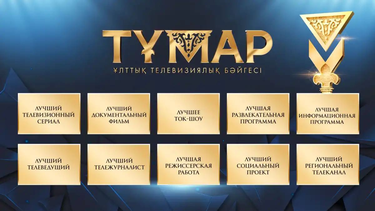 Открыт прием заявок на Национальную телевизионную премию «Тұмар» – 2025