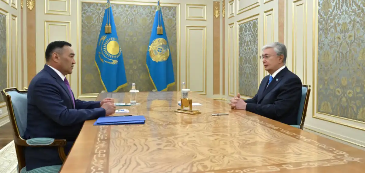 Президент принял председателя КНБ Ермека Сагимбаева