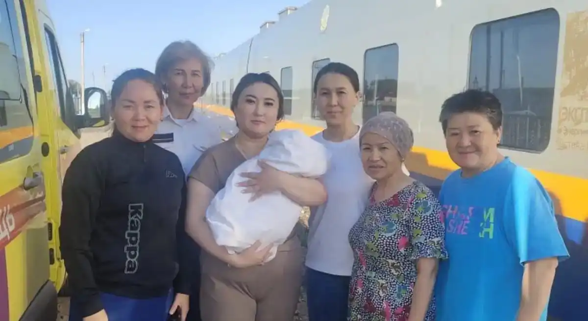 В поезде Астана – Жезказган родилась девочка