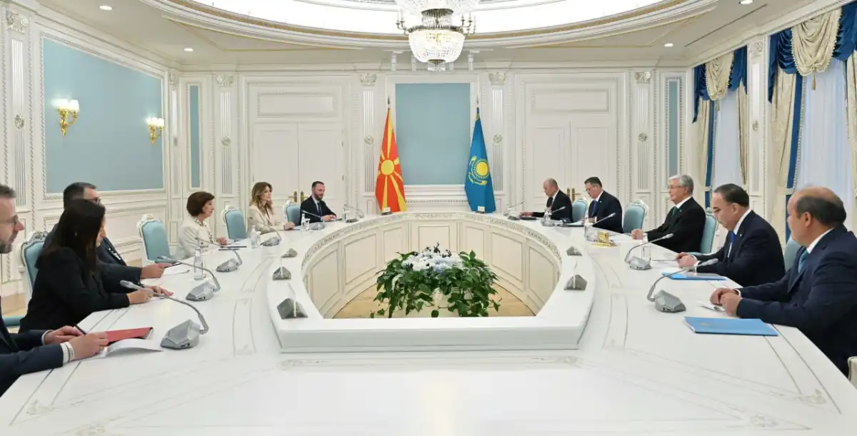 Токаев провел встречу с Президентом Северной Македонии