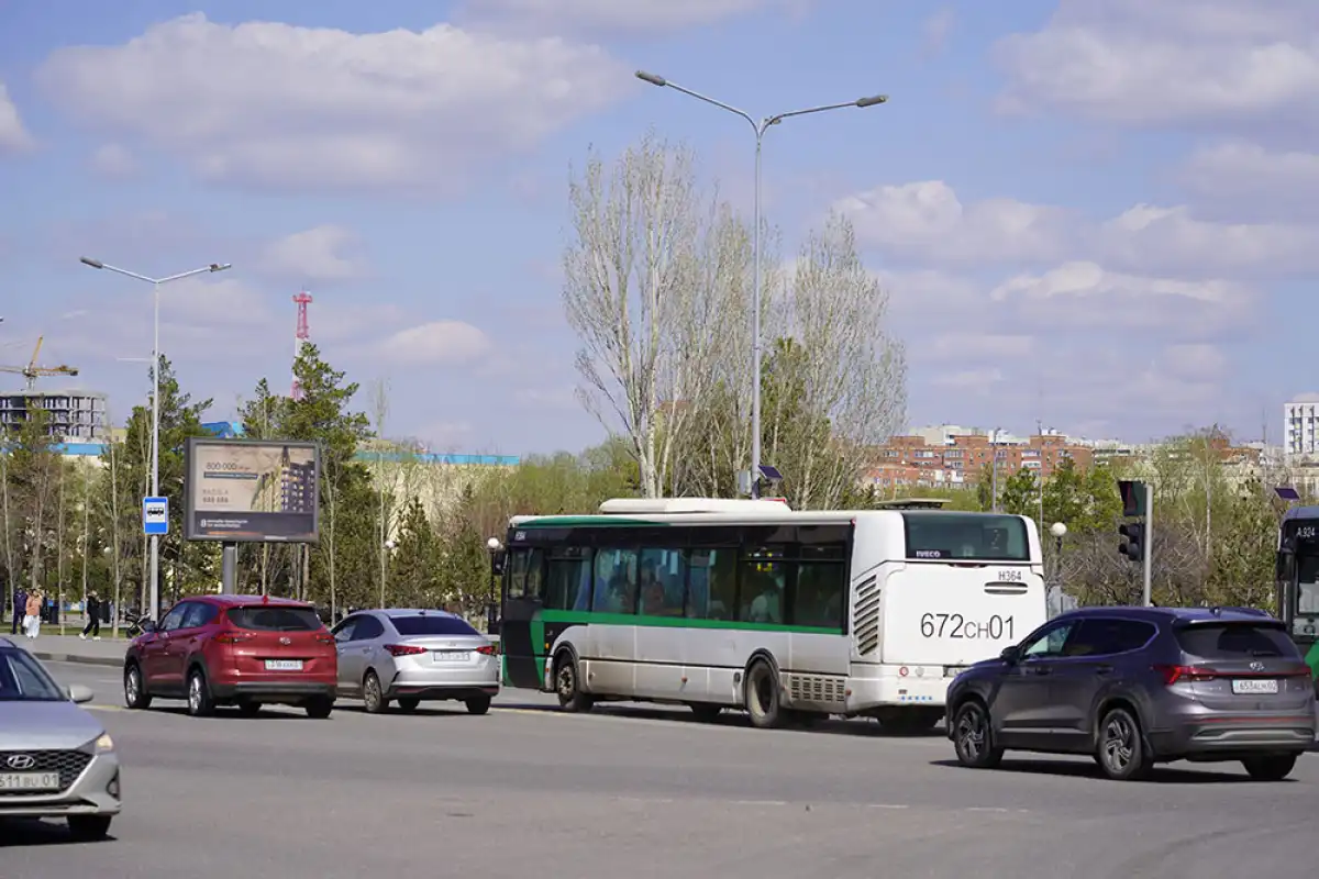 В Астане временно изменен маршрут двух автобусов