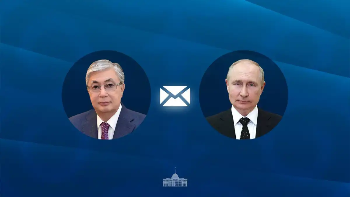 Токаев направил поздравительную телеграмму Путину