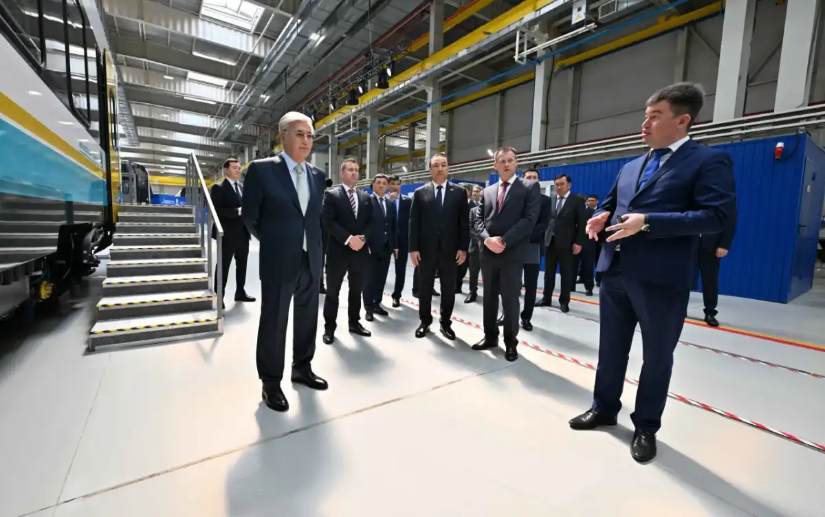 Президент посетил завод Stadler Kazakhstan