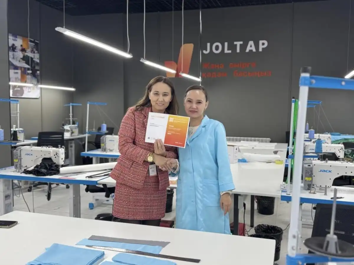 Проект JOLTAP помог астанчанке превратить увлечение шитьём в основную профессию