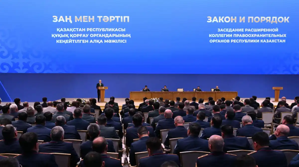 Президент РК объявил о начале недели «Закона и Порядка»
