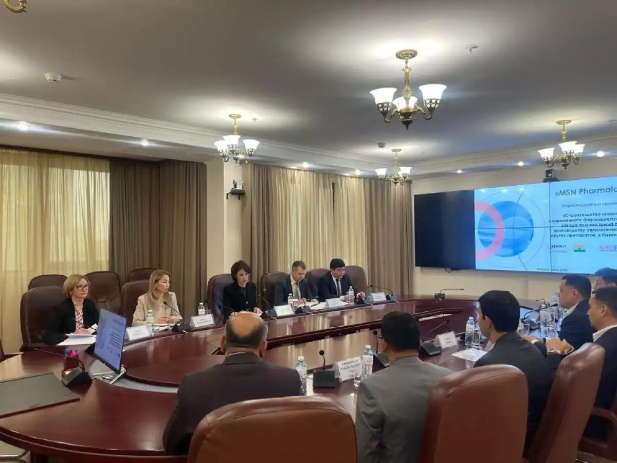 Индийская компания построит фармацевтический завод в Казахстане