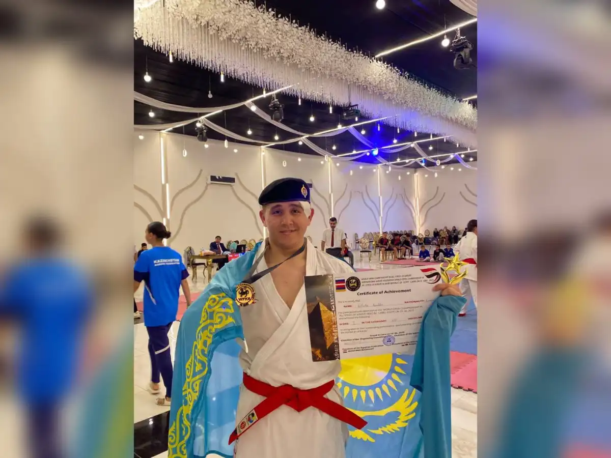 Казахстанский полицейский стал чемпионом мира по карате