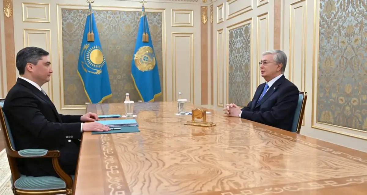 Глава государства принял Премьер-министра Олжаса Бектенова