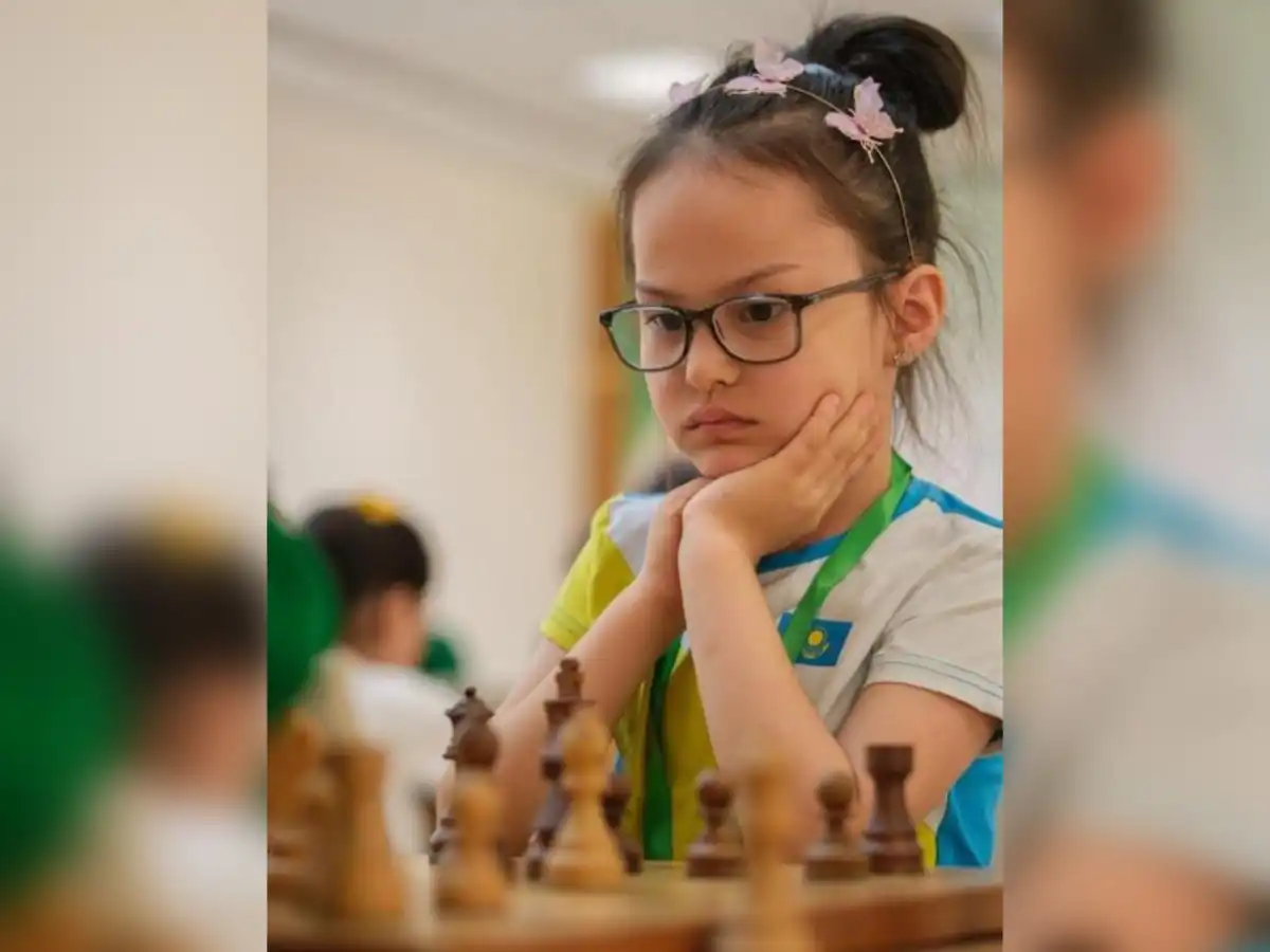 Юная шахматистка из Астаны завоевала бронзу в Ашхабаде