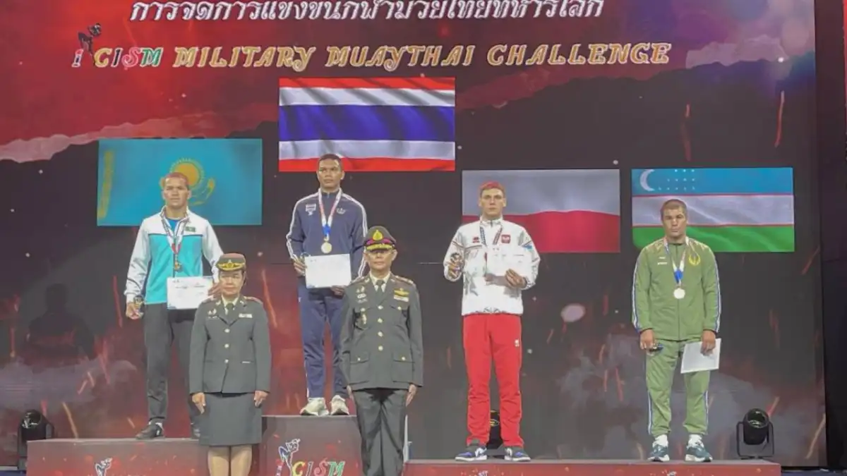 Казахстанский гвардеец стал серебряным призером чемпионата мира по муайтай